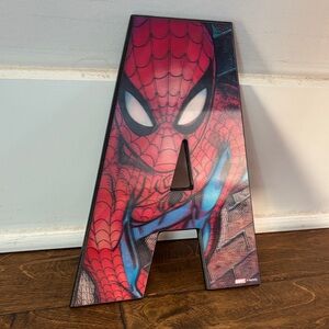 Marvel Spider-Man Red and Blue Letter A